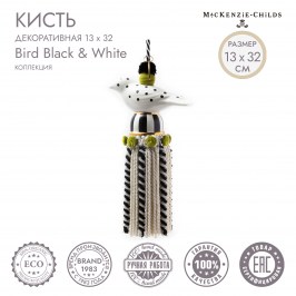 Кисть декоративная Bird Black & White 35503-008